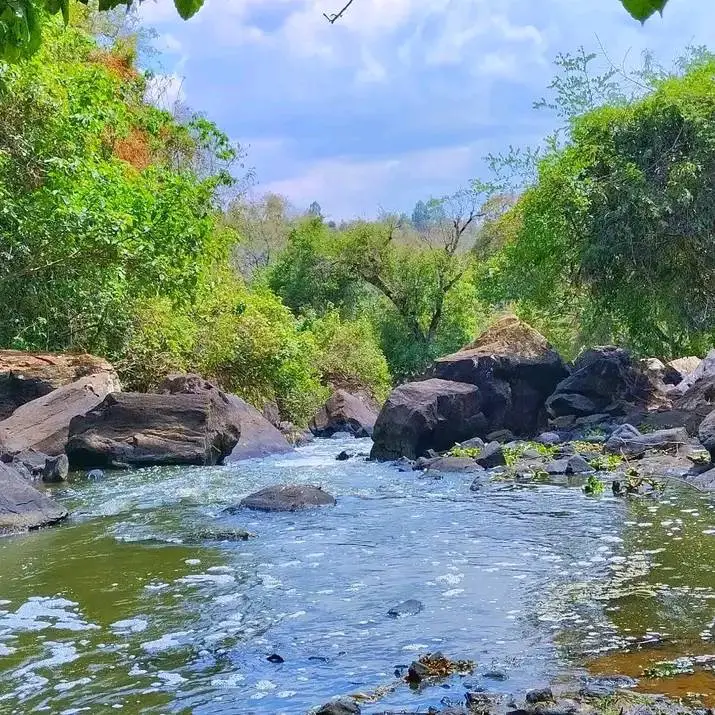 River sosiani flowing from Koromosho falls