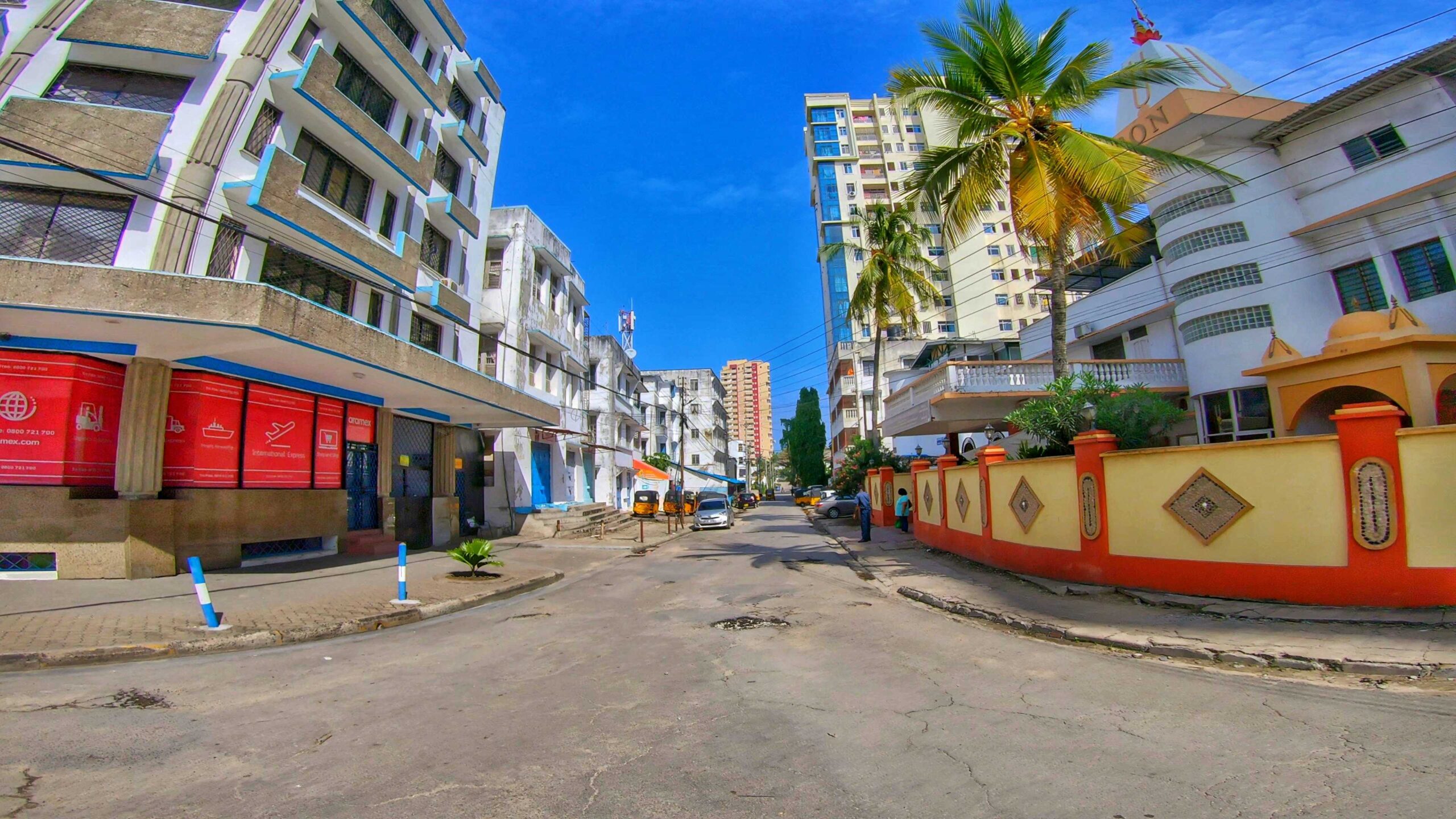 An image showing buildings in Mombasa town