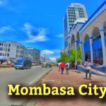 A photo of Mombasa City along Digo Road