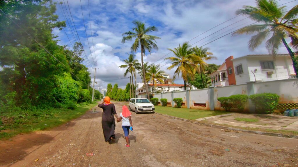 The view of Mombasa around Aga Khan