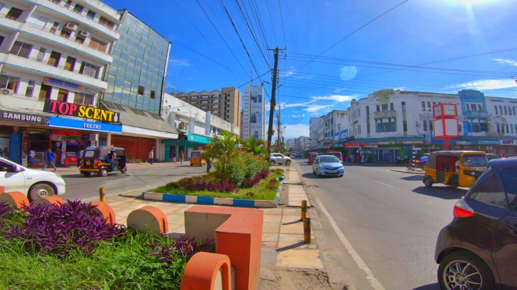 Mombasa CBD close to Haile Selassie around mosque Konzi