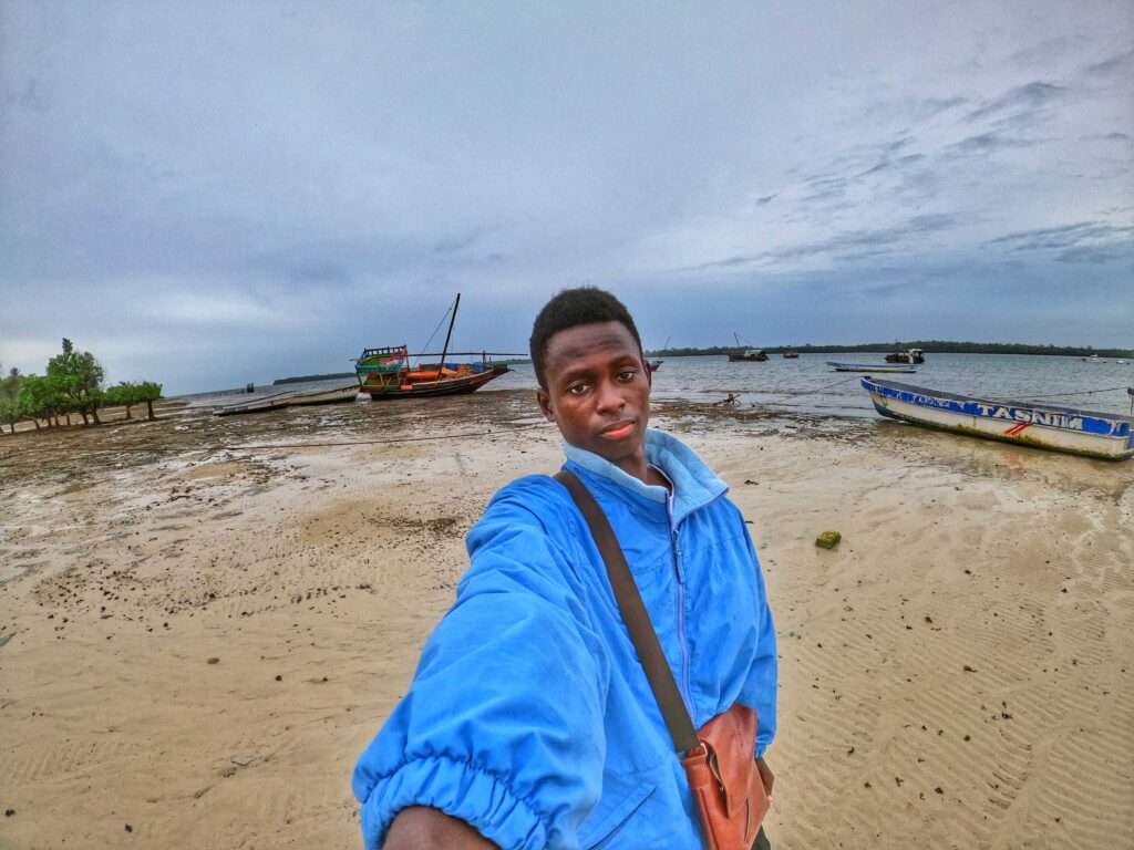 Taking a selfie at the beach 