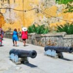 Women entering Fort Jesus