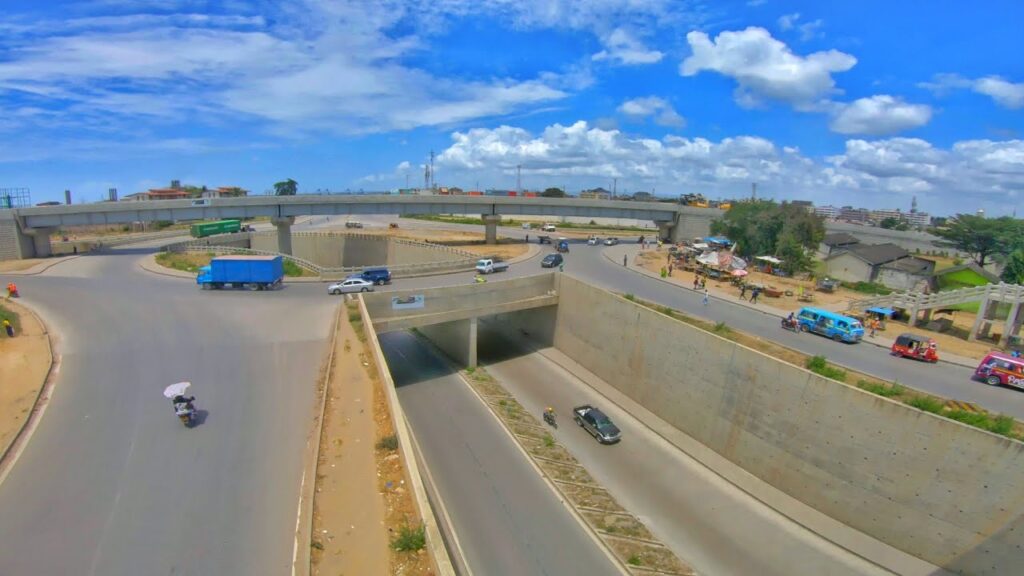 Developed roads in Changamwe